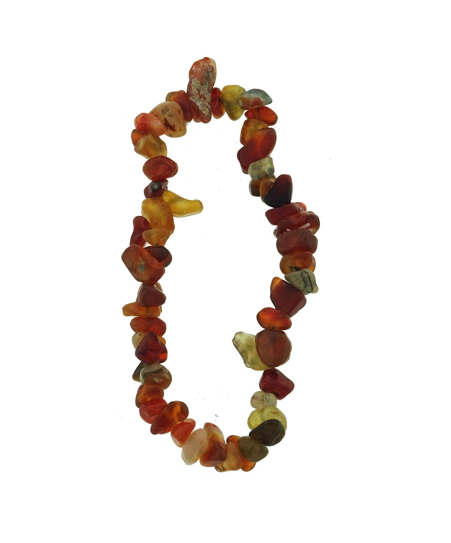 Carnelian chip bracelet