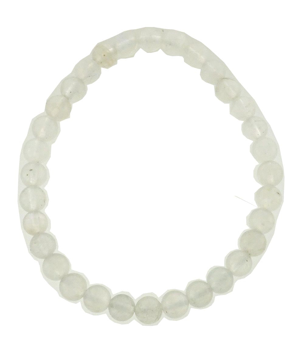 Moonstone 6mm bead bracelet