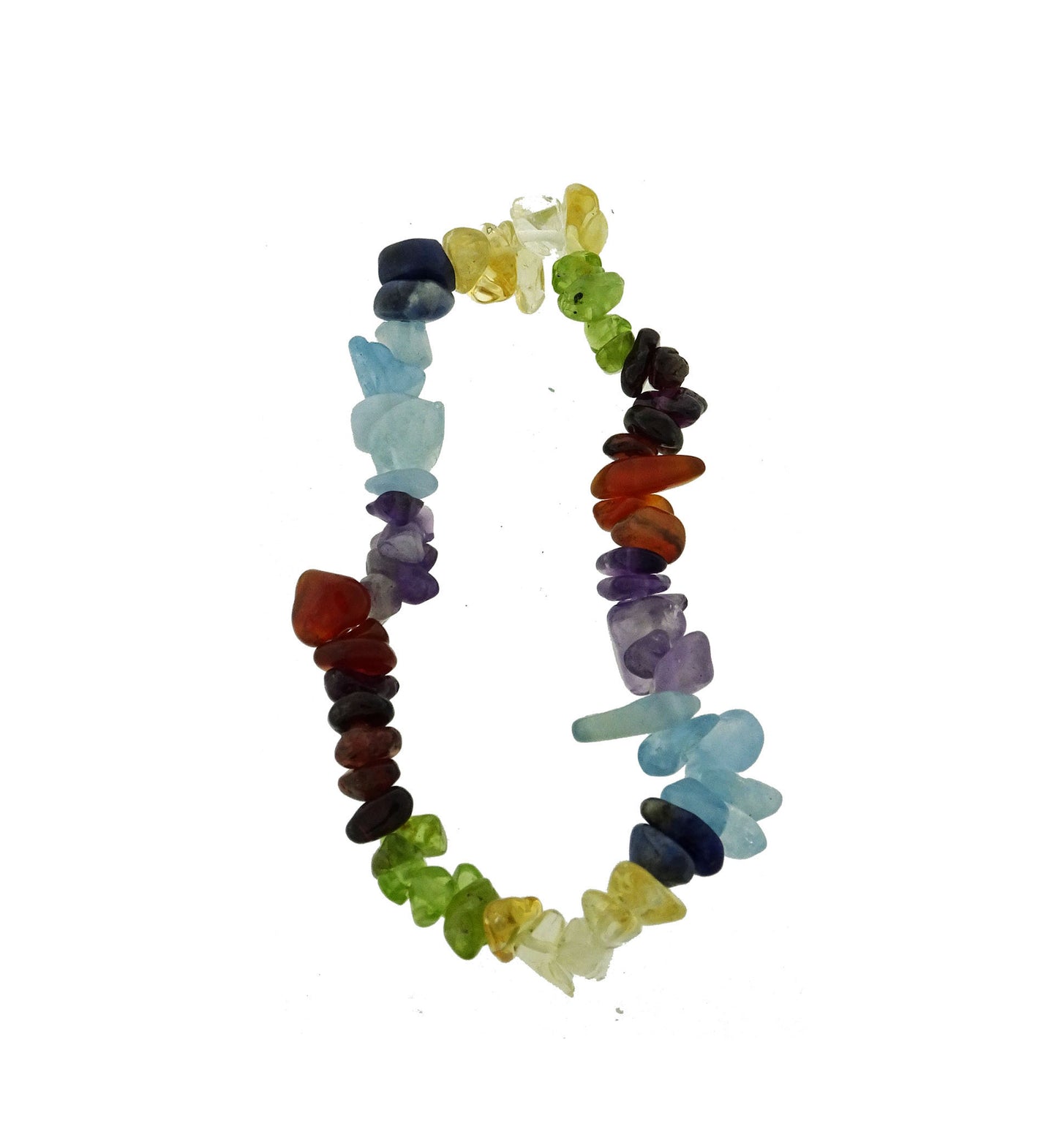 Chakra chip bracelet