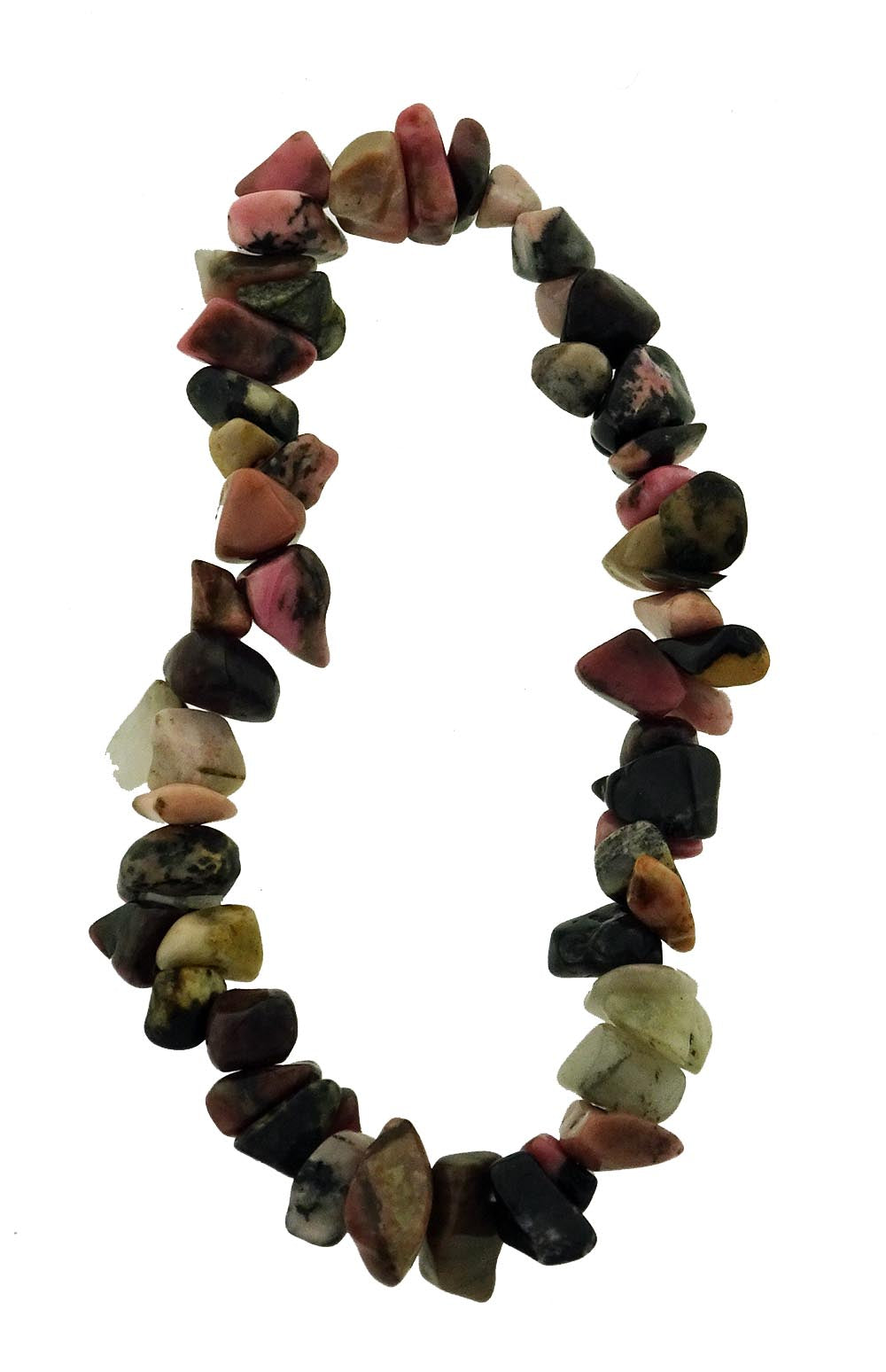 Rhodonite chip bracelet