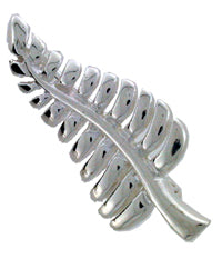 Brooch silver Fern stg silver 35mm SALE