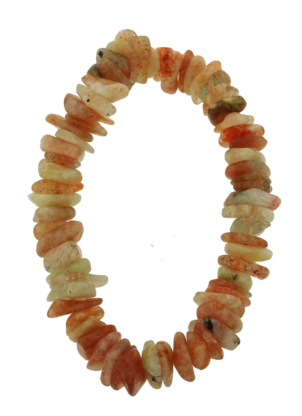 Bracelet & Sunstone flat nugget elastic SALE