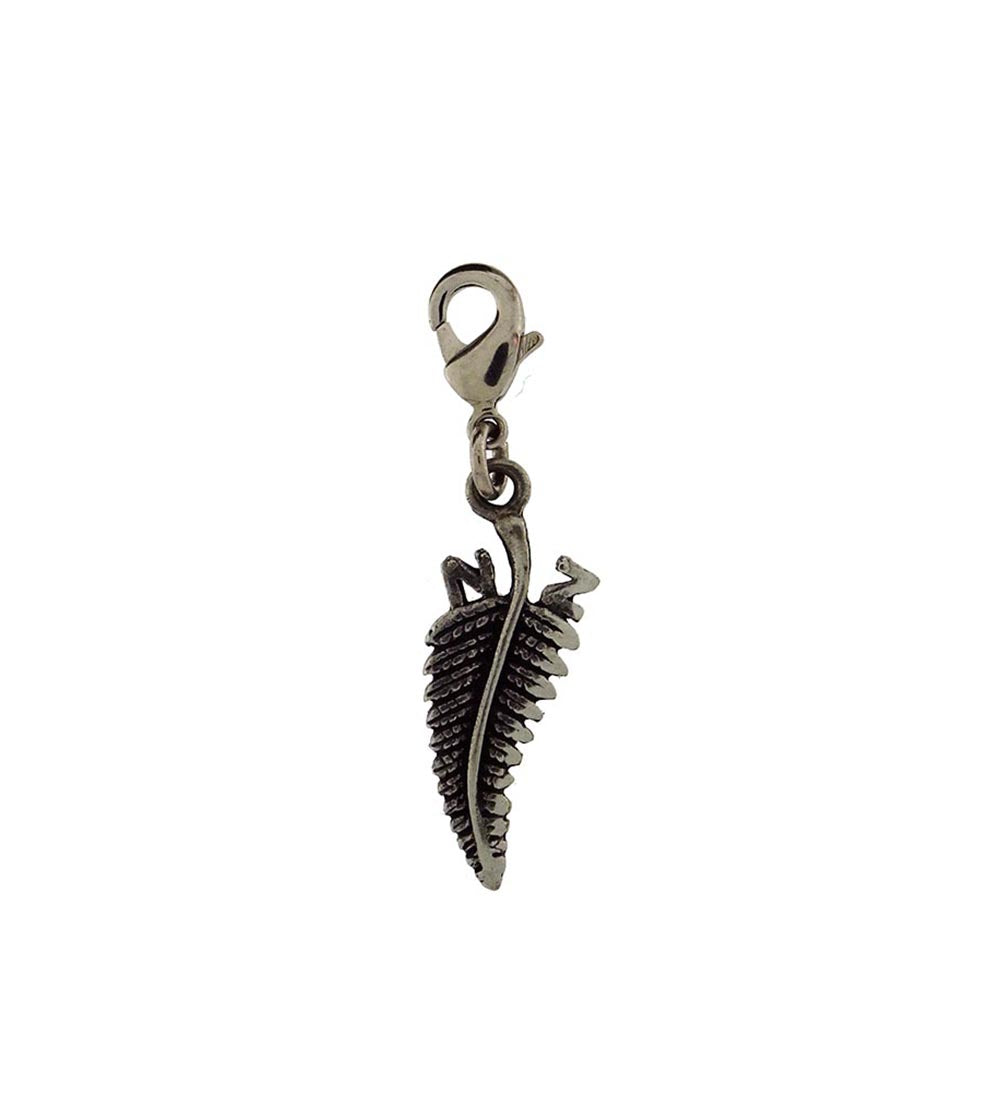Pewter charm fern