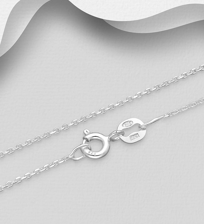 Italian Sterling Silver Chain 45cm
