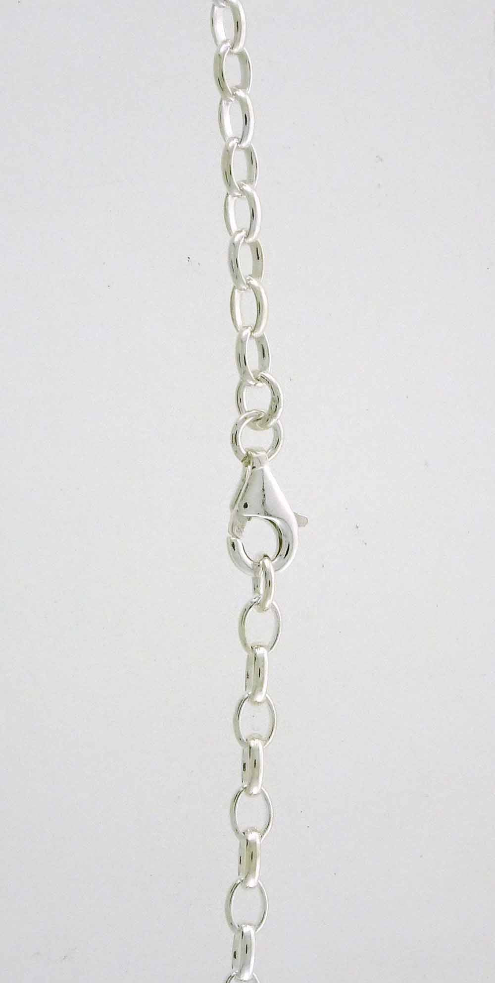 50cm Oval Belcher Chain Sterling Silver