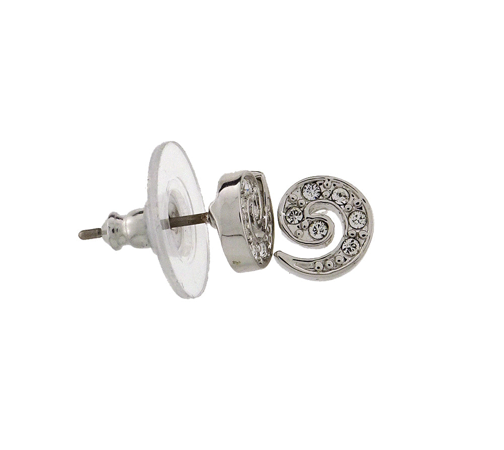 E/r stud spiral crystal 8mm