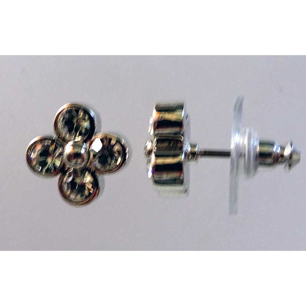 EF415 Earring stud flower 9mm