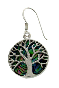 ER paua & silver tree of life