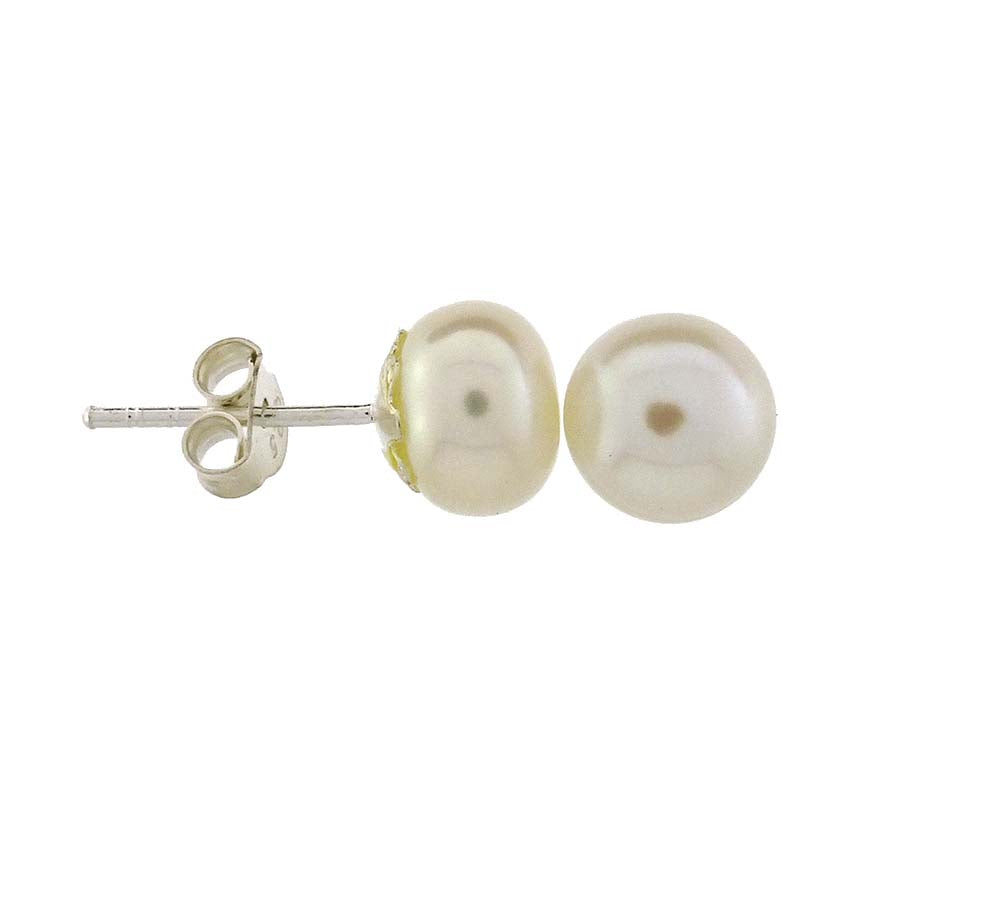 Pearl stud earrings 8-8.5mm