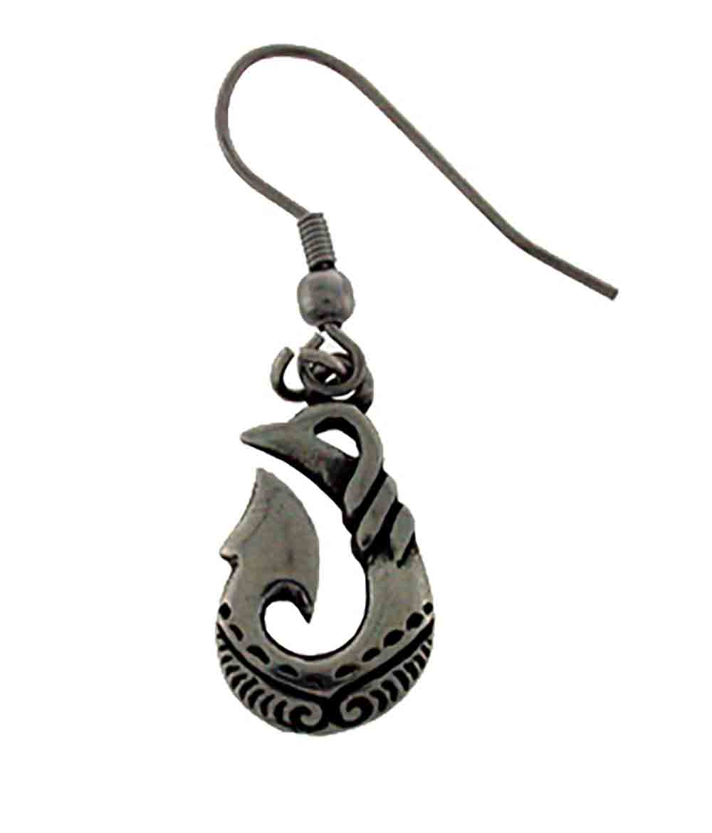 Pewter Earrings Fish Hook
