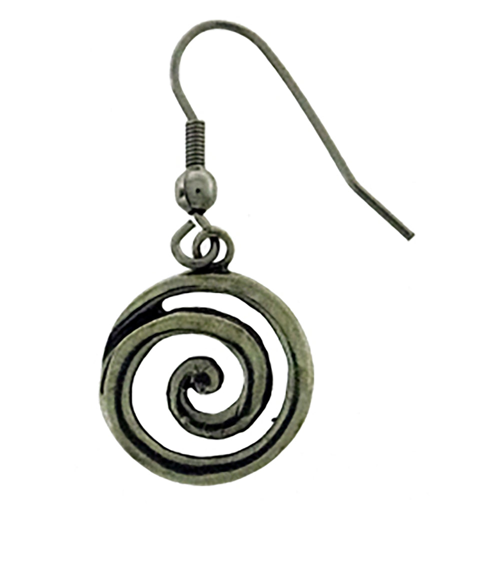 E/R pewter closed spiral