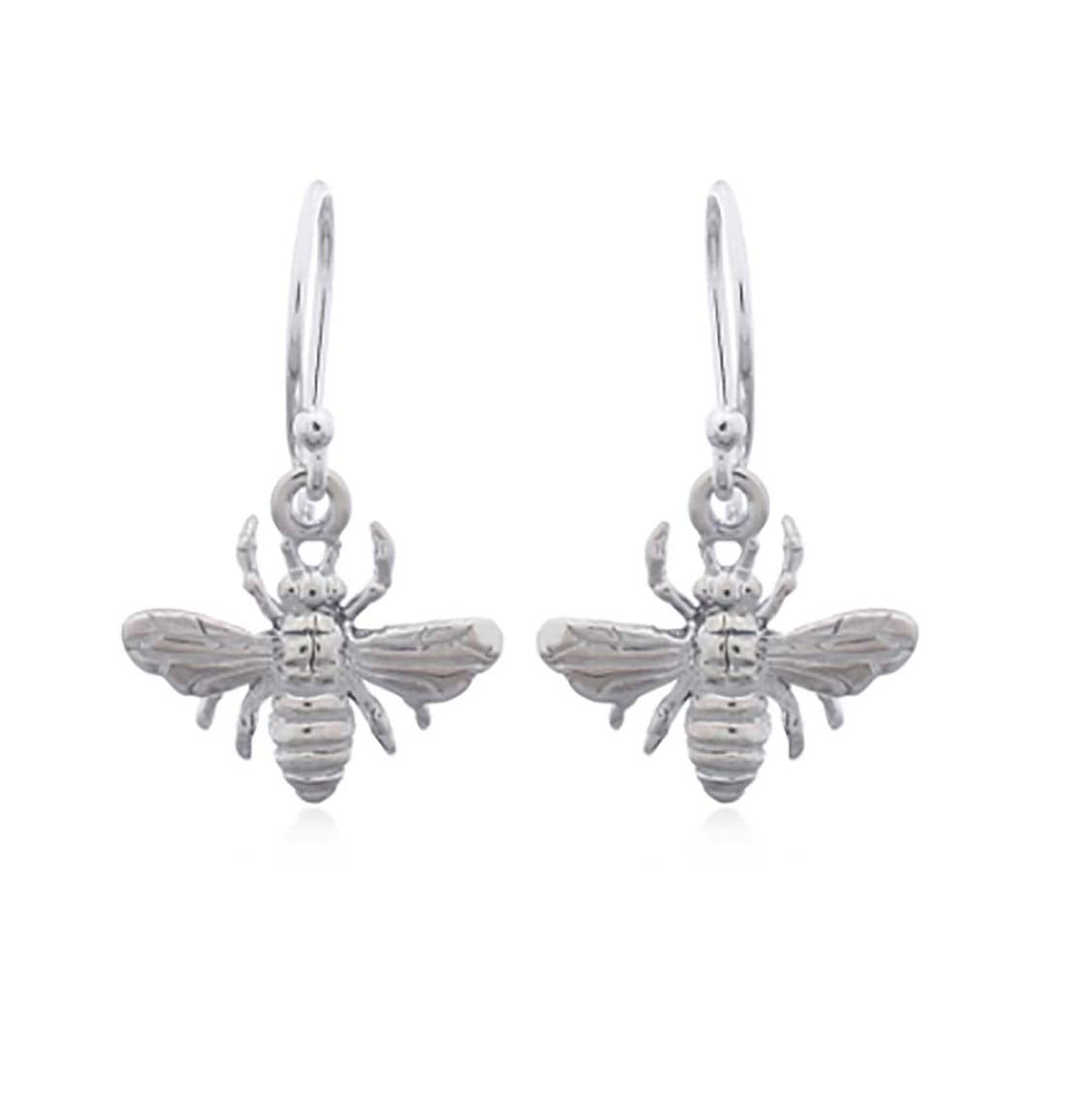 Honey Bee Earring Stg Silver