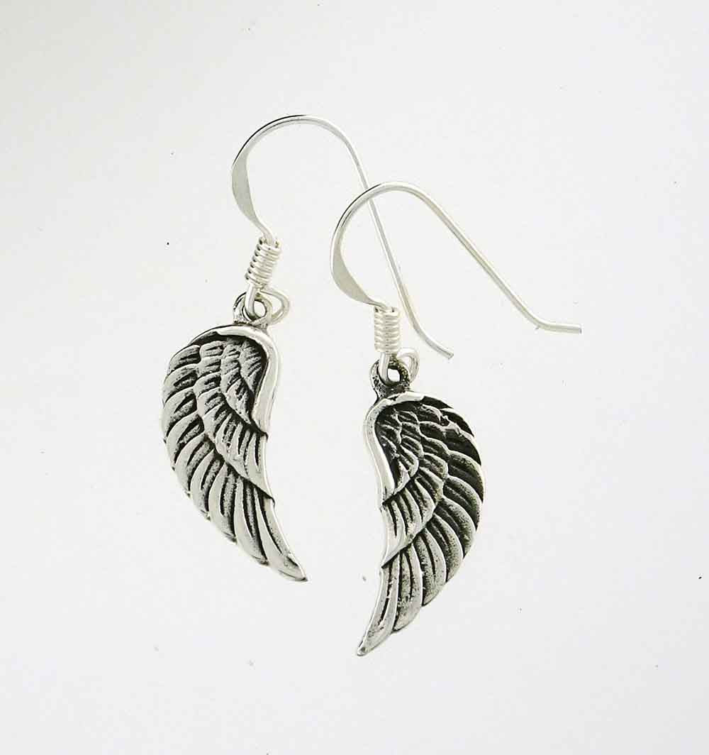 Angel Wings 16x8mm stg Silver