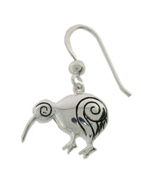 ER Kiwi with spiral/koru sterl