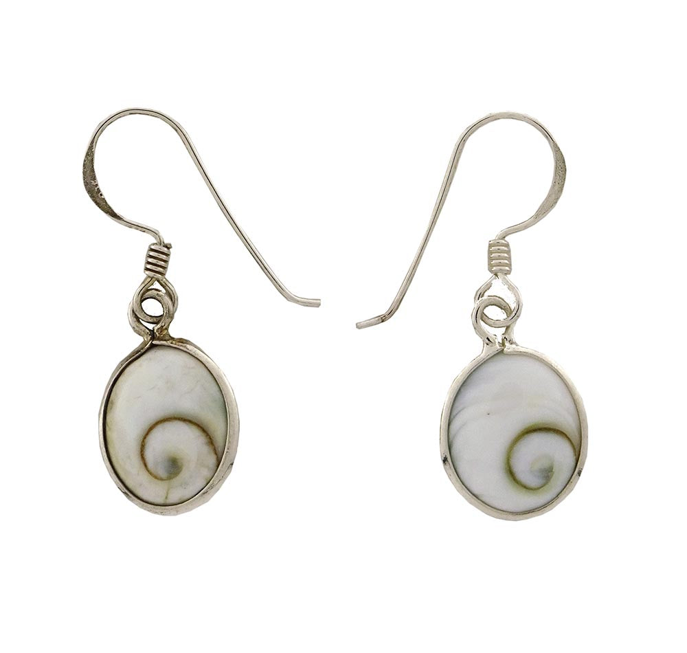Catseye shell earrings
