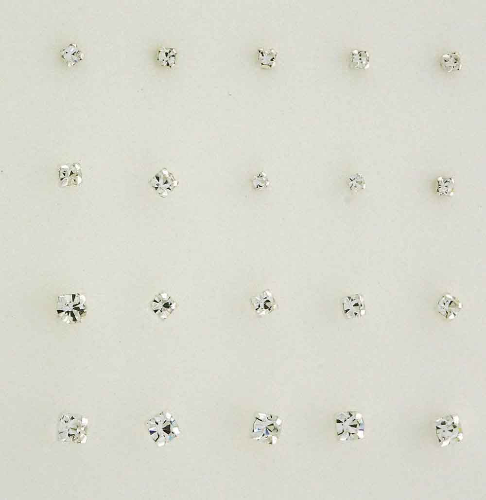 Nose pin white 1.5/2/2.5mm