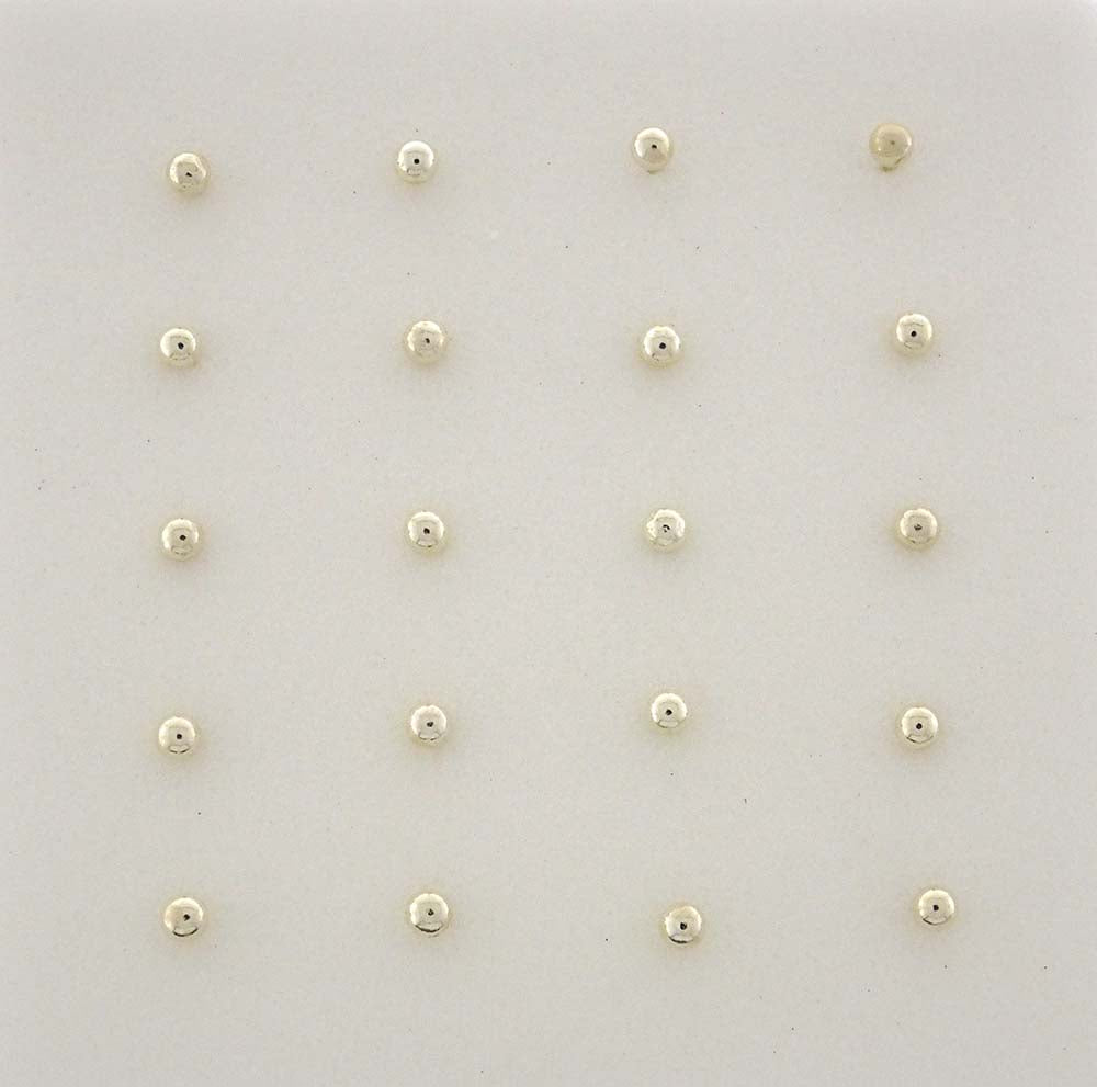 Nose pin 2mm silver ball