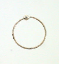 Nose Ring 12mm stg silver