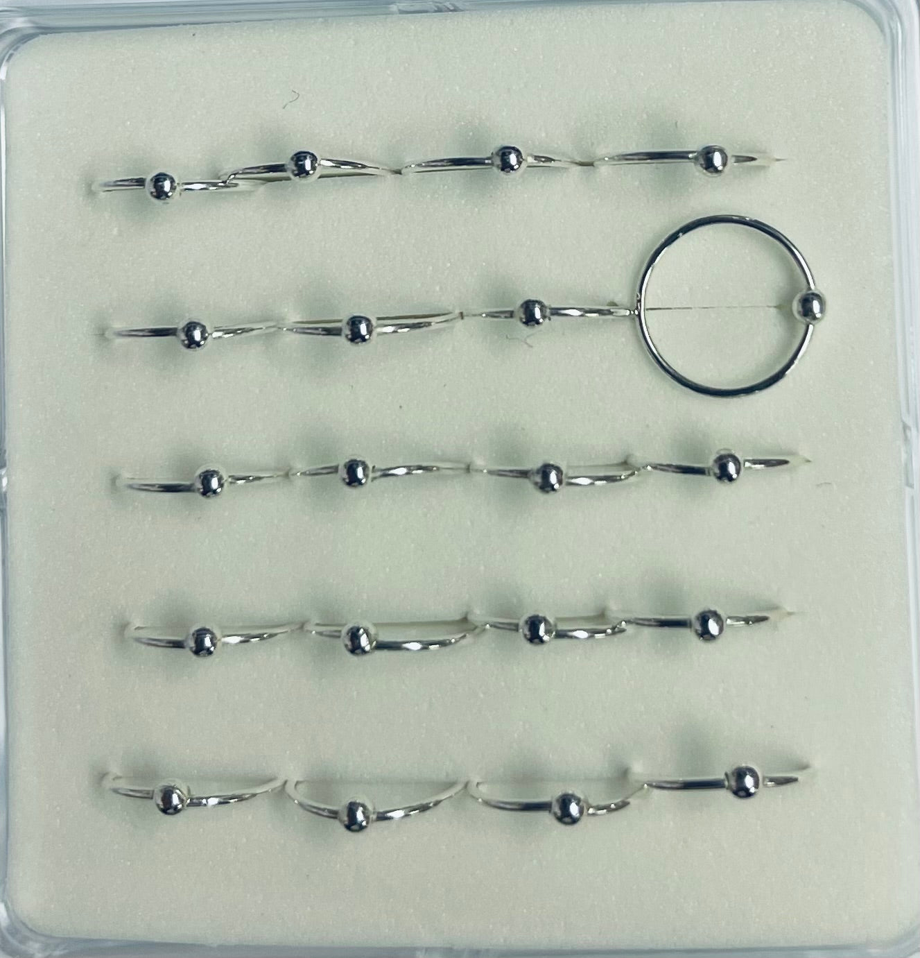 Nose Ring 10mm stg silver