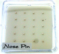 Nose Stud Silver Ball 1.5mm
