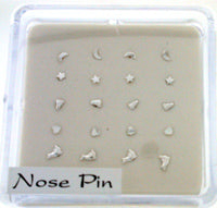 Nose stud stg silve box of 20