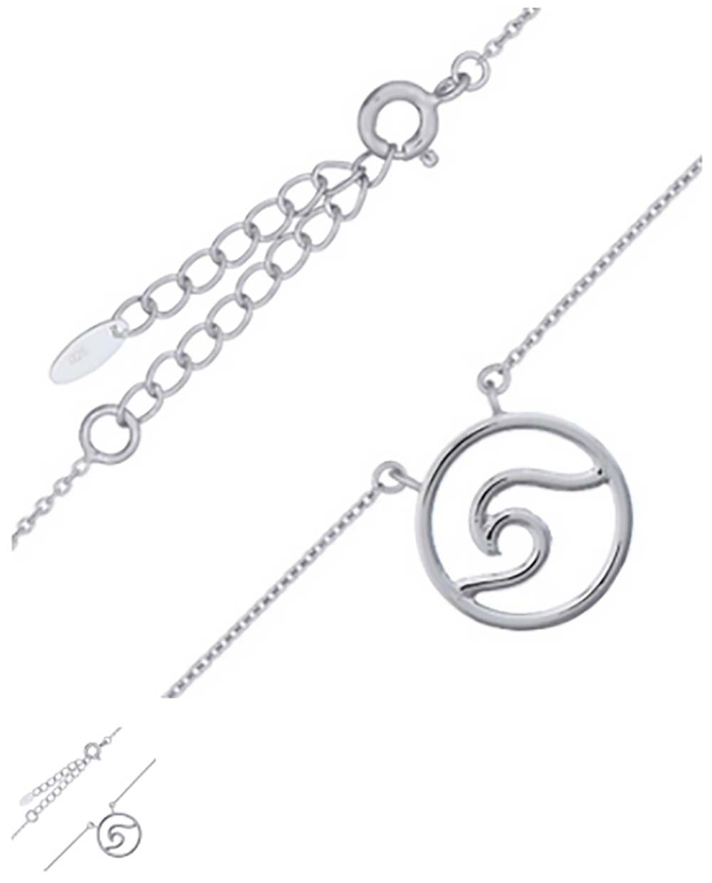Wave Necklace Sterling Silver