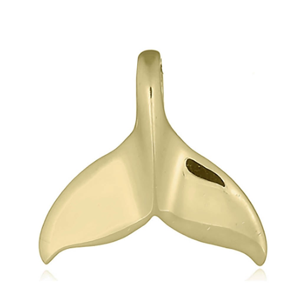 Pendant Gold Plate Whale Tail