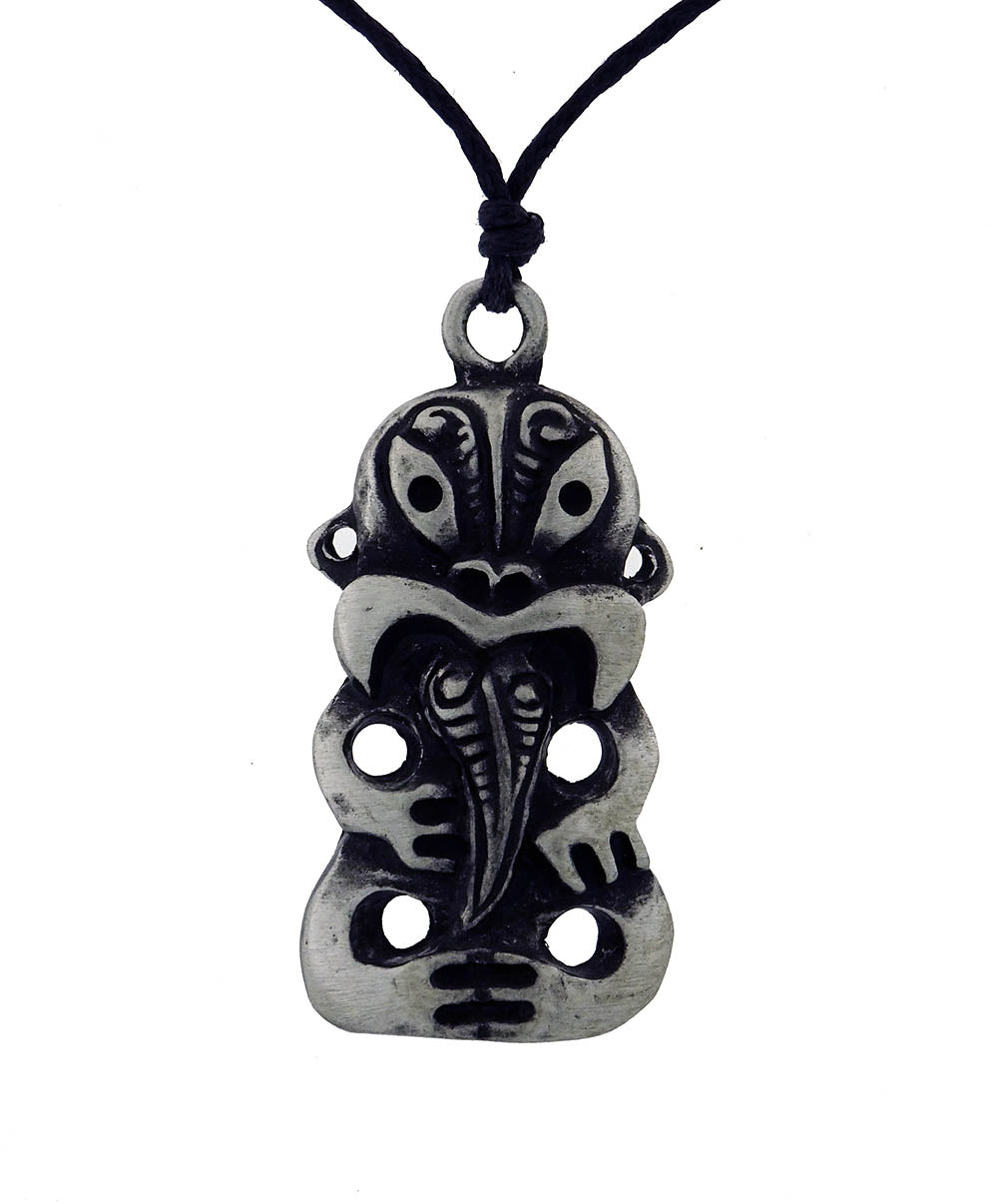 Pewter pendant tiki
