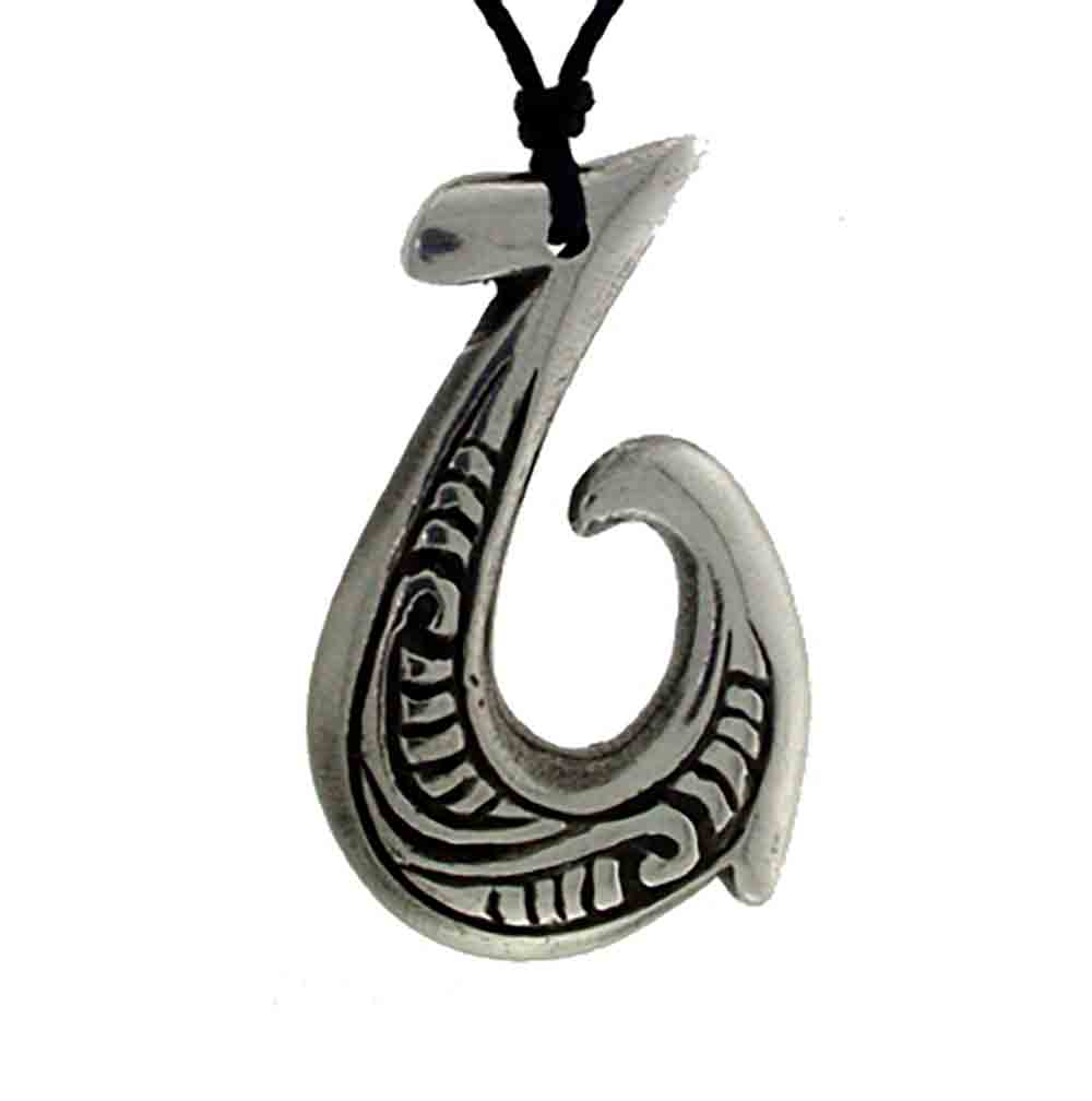 Pend pewter hook
