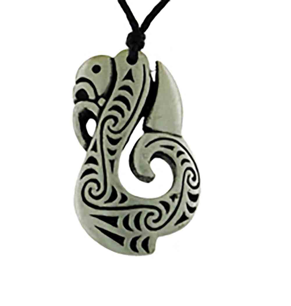 Pend pewter manaia hook