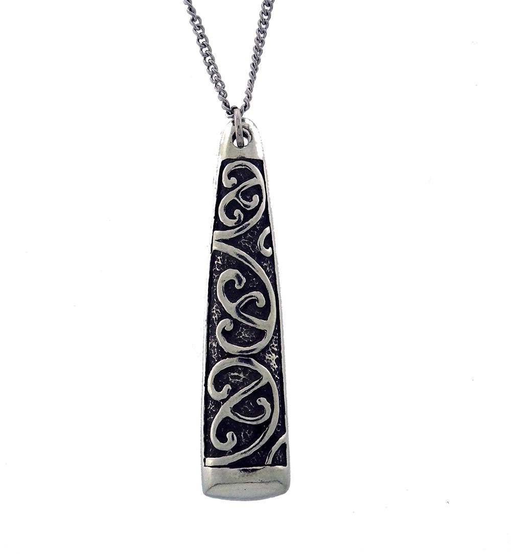 Pewter pendant adze