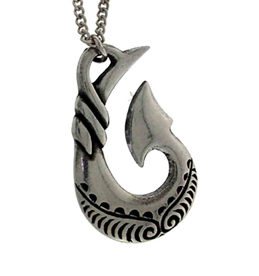 Pend Pewter hook chain