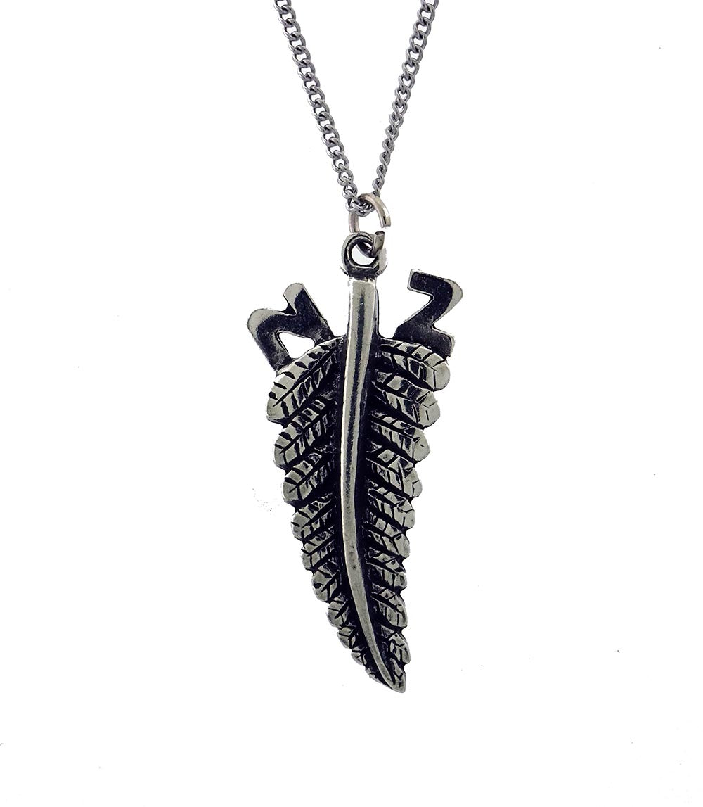 Pewter pendant fern NZ