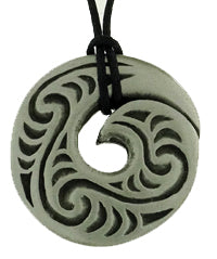 Pend pewter spiral