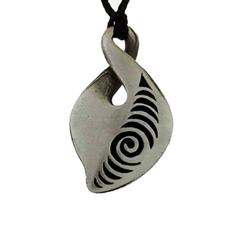 Pend pewter figure 8 pointed