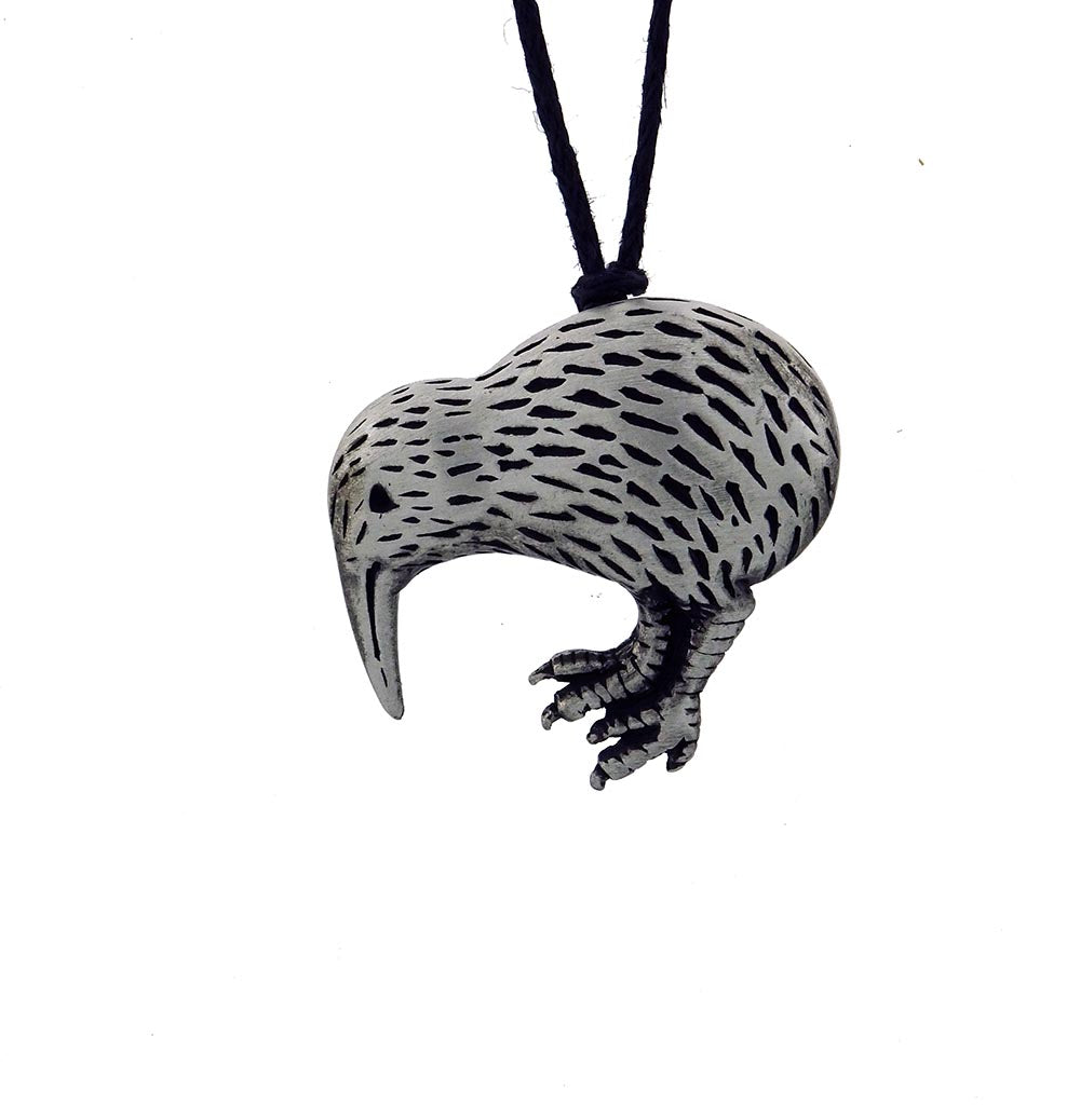 Pewter pendant Kiwi
