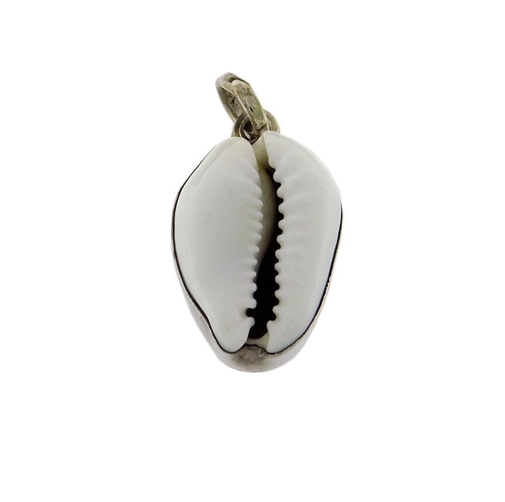 Pendant Shell Cowrie 20x15mm stg silver SALE