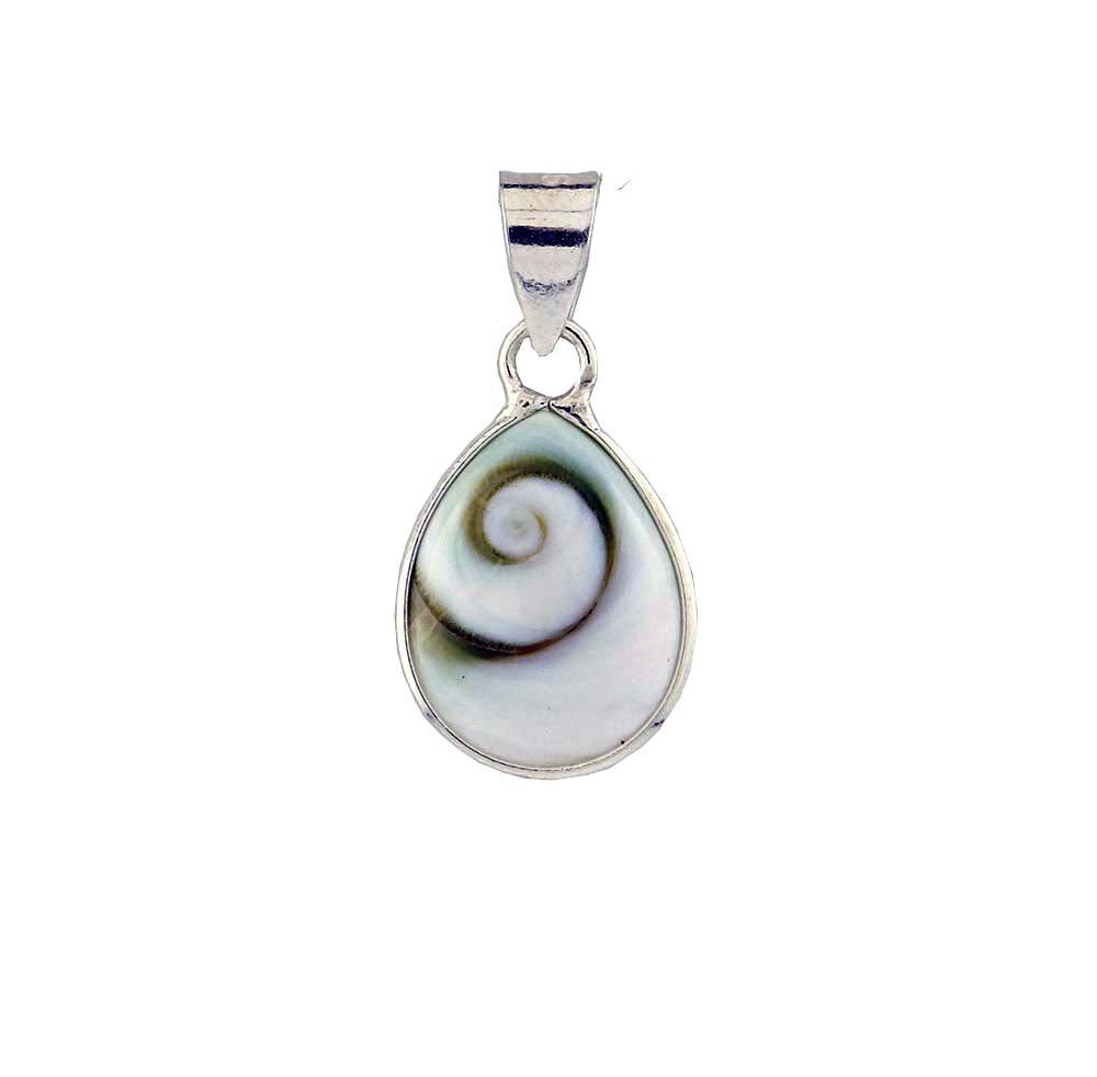Cats eye pendant tear drop