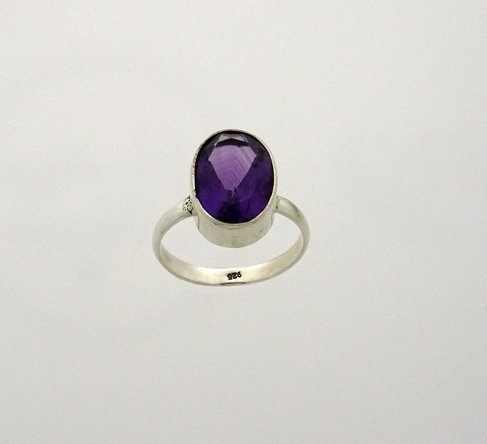 RA508 Ring Amethyst oval 15x11mm faceted
