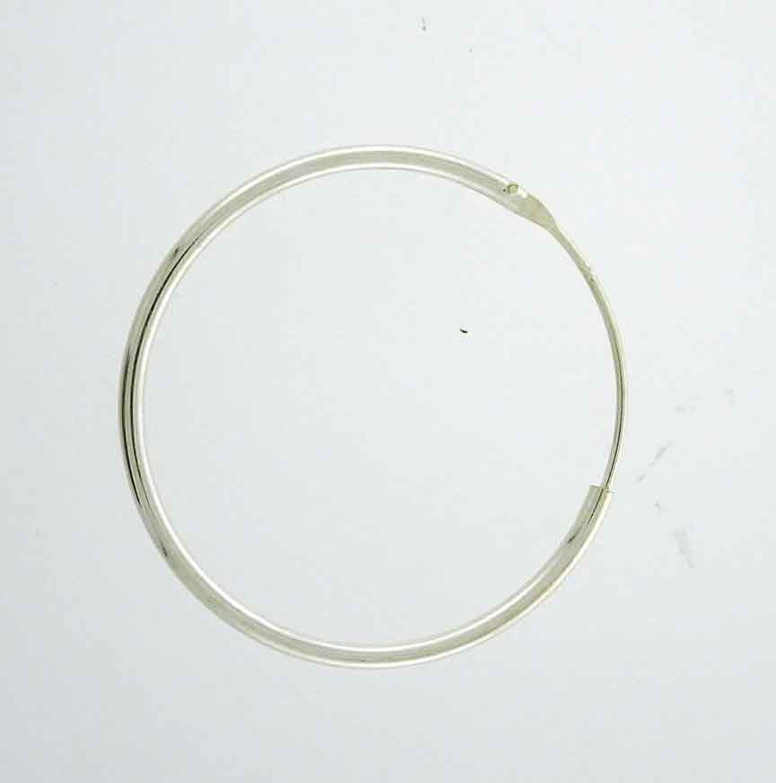 Hoop E/R stg Silver 1.5mm x 30