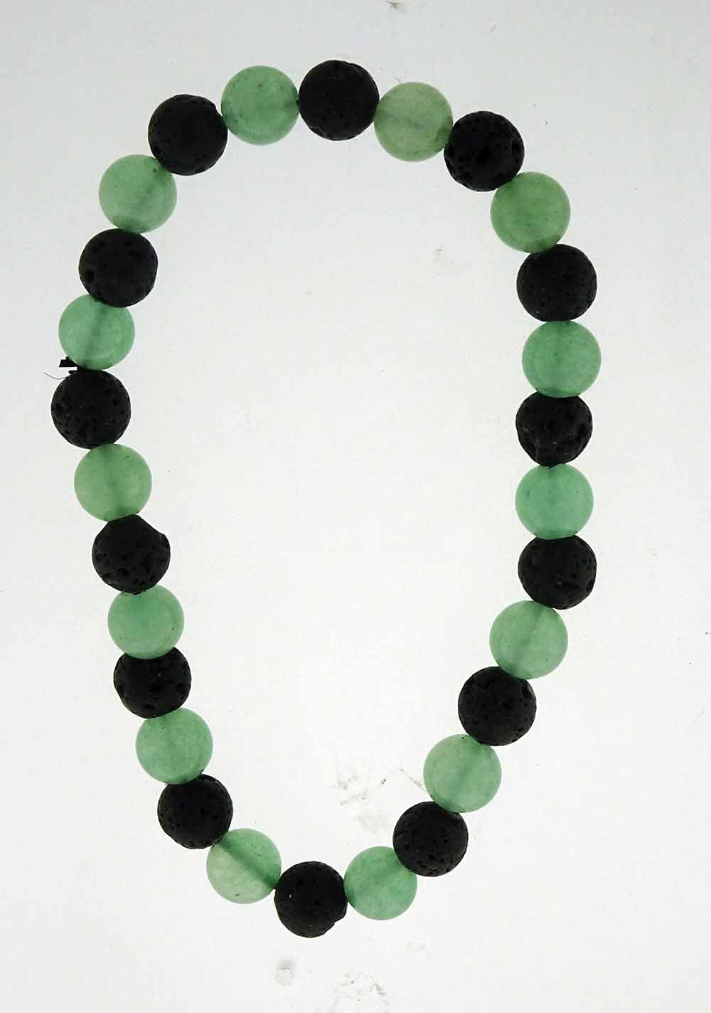 Aventurine & Lava Bead Bracele