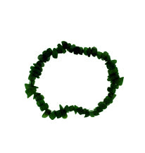 Bracelet nephrite jade chips