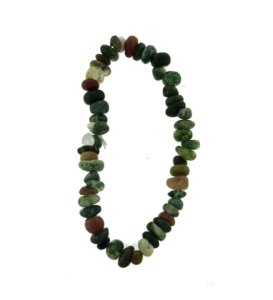 Moss Agate Chip bracelet