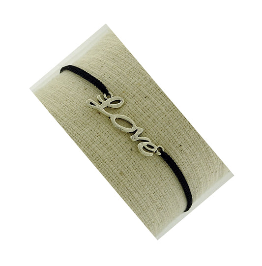 Bracelet LOVE pendant Stg Silv