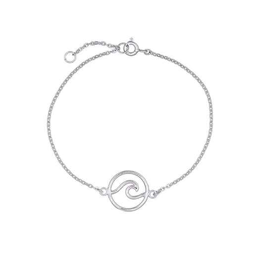 Wave Bracelet Sterling Silver