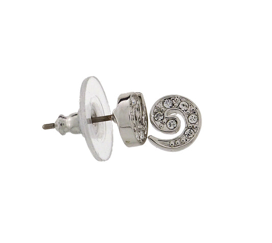 E/r  stud spiral crystal 8mm