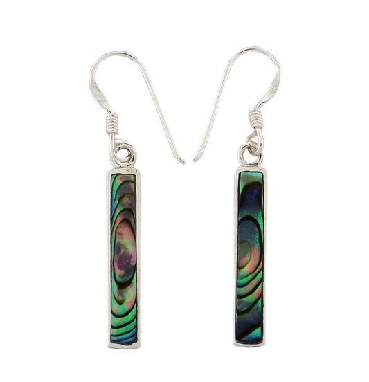 Paua earrings drop