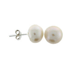E/R Stud Pearl white 10-10.5mm