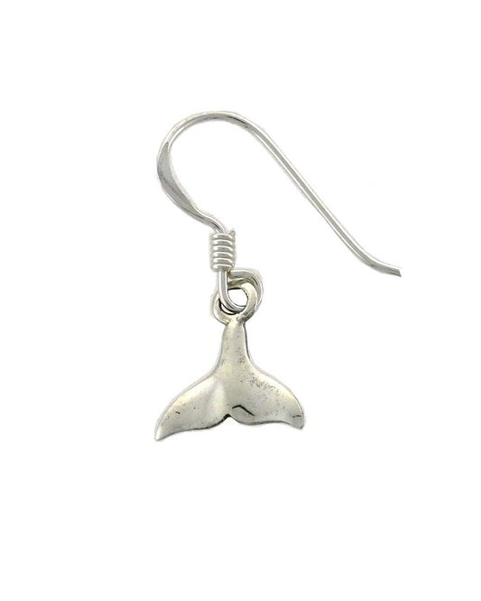 Tiny Whales Tail Earrings stg