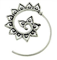 ER stg silver Koru/Spiral